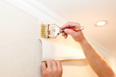 Pose de papier peint à Bassanne — revêtements muraux et toiles de verre